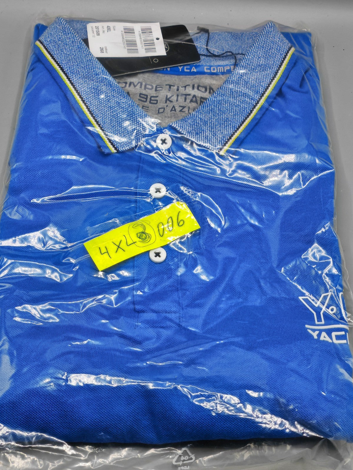 Kitaro Men Poloshirt Blau 4XL Neu